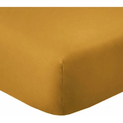 Housse De Rêve - Safran - 140x190 - Coton 57 - Drap-housse - Publicité Housse De Rêve - Safran - 140x190 - Coton 57 - Drap-housse - Publicité