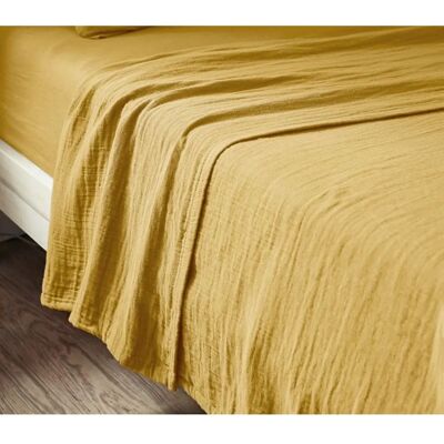 Housse De Rêve - Drap Plat 240x300 cm - Safran - Publicité Housse De Rêve - Drap Plat 240x300 cm - Safran - Publicité