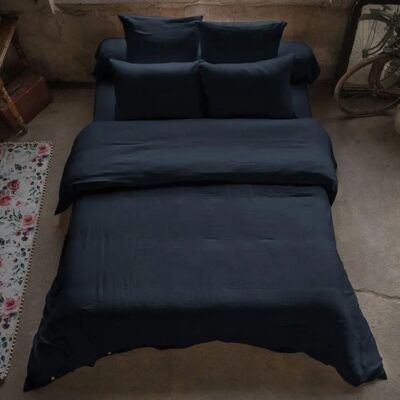 Fundas de Edredón Housse De Rêve Minuit Saten de Algodón - Funda de Edredón Fundas de Edredón Housse De Rêve Minuit Saten de Algodón - Funda de Edredón