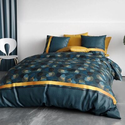Housse De Rêve - Parure De Lit 220x240 Coton Ginko - Bedding Set - Publicité Housse De Rêve - Parure De Lit 220x240 Coton Ginko - Bedding Set - Publicité