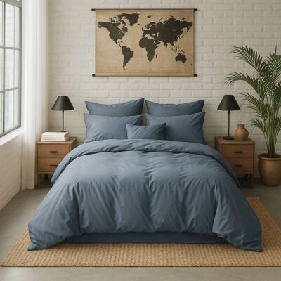 Housse De Rêve - PD23606 - Bleu Forever - duvet cover - Publicité Housse De Rêve - PD23606 - Bleu Forever - duvet cover - Publicité