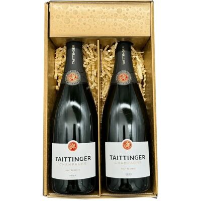 Taittinger Brut - Champagne - 2 x75cl - Publicité Taittinger Brut - Champagne - 2 x75cl - Publicité