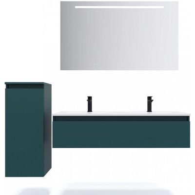 Hudson - Homifab - Bleu - 120 cm - Meuble lavabo - Publicité Hudson - Homifab - Bleu - 120 cm - Meuble lavabo - Publicité