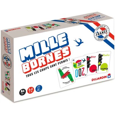 Dujardin 1130300292 - Familienspiel - Mille Bornes Klassisch Dujardin 1130300292 - Familienspiel - Mille Bornes Klassisch
