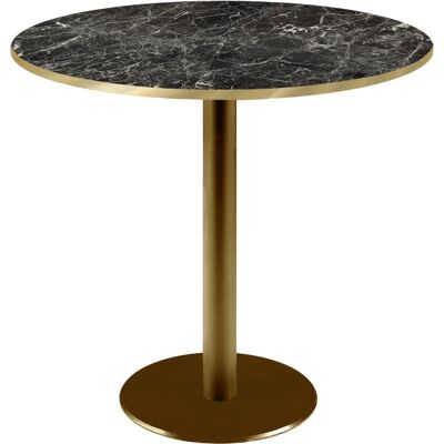 Restootab - Tavolo Rotondo 70cm Marmo Nero - Arredo Ristorante Restootab - Tavolo Rotondo 70cm Marmo Nero - Arredo Ristorante