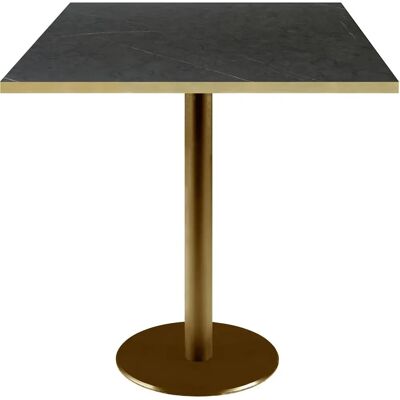 Restootab - Tisch 70x70cm Rome Bistro schwarz Stein Restootab - Tisch 70x70cm Rome Bistro schwarz Stein