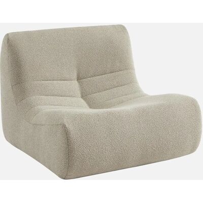 SWEEEK Sillón Beige Sokol - Tela Texturizada SWEEEK Sillón Beige Sokol - Tela Texturizada