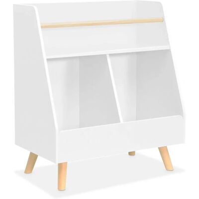 Meuble enfant Sweeek Tobias - 2 compartiments - Blanc - Publicité Meuble enfant Sweeek Tobias - 2 compartiments - Blanc - Publicité