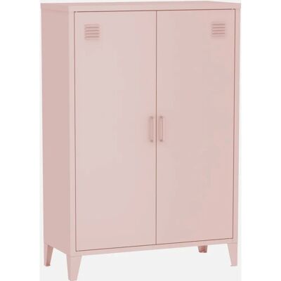 Sweeek Soho Rosa - Armario metálico industrial - 75x33x110 cm Sweeek Soho Rosa - Armario metálico industrial - 75x33x110 cm