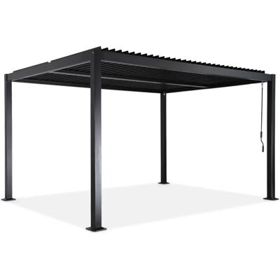 SWEEEK Pergola bioclimatique en aluminium 3x4m - Ombrage de jardin - Publicité SWEEEK Pergola bioclimatique en aluminium 3x4m - Ombrage de jardin - Publicité