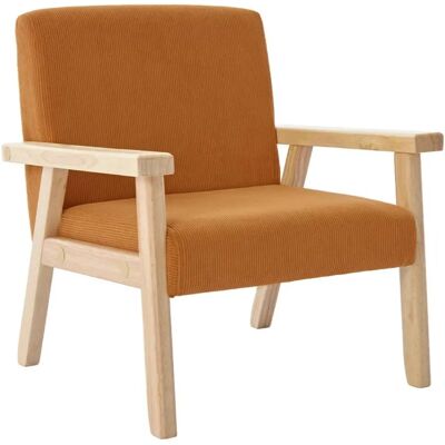 Sweeek Isak fauteuil enfant - Confortable, Velours, Base en bois - Publicité Sweeek Isak fauteuil enfant - Confortable, Velours, Base en bois - Publicité
