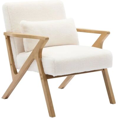Sweeek Antoine Sillón blanco crema Sweeek Antoine Sillón blanco crema