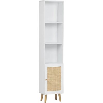 Sweeek - Colonne de rangement pour salle de bain, Boheme, blanc cassé - Publicité Sweeek - Colonne de rangement pour salle de bain, Boheme, blanc cassé - Publicité