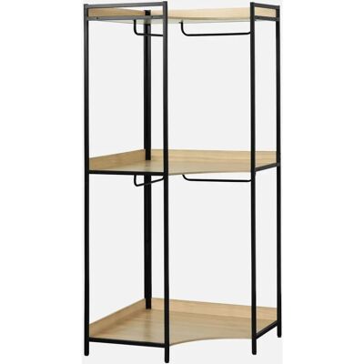 Clever Edge Roper - 4 Hangers, 2 Shelves - Wardrobe Module Clever Edge Roper - 4 Hangers, 2 Shelves - Wardrobe Module