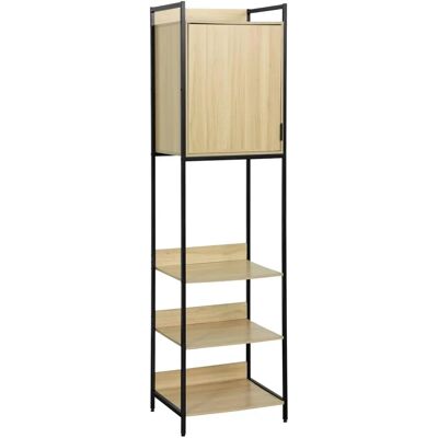 Armario modular Clever - 60x48x190cm - Negro Armario modular Clever - 60x48x190cm - Negro