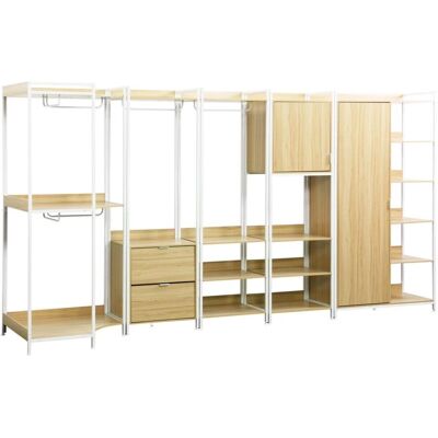 Sweeek Armario modular Clever - Blanco - Armario Sweeek Armario modular Clever - Blanco - Armario
