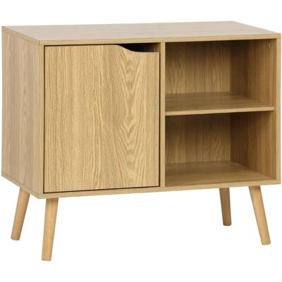 Buffet Effet Noyer Sweeek - Style Scandinave - Publicité Buffet Effet Noyer Sweeek - Style Scandinave - Publicité