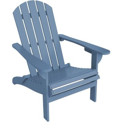 Sweeek Kerina Silla de madera de acacia azul para exterior - Silla Sweeek Kerina Silla de madera de acacia azul para exterior - Silla