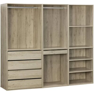 Sweeek - Kit de placard modulaire - Naturel - Publicité Sweeek - Kit de placard modulaire - Naturel - Publicité