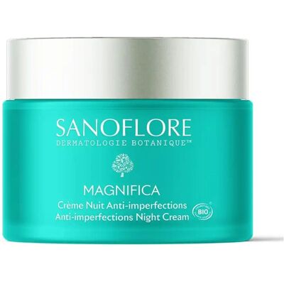 Sanoflore Magnifica Crème de Nuit - Crème de Nuit pour peau grasse - Publicité Sanoflore Magnifica Crème de Nuit - Crème de Nuit pour peau grasse - Publicité