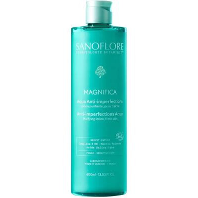 Sanoflore Aqua Magnifica Perfezionamento della pelle Essenza Botanica 400ml - Publicité Sanoflore Aqua Magnifica Perfezionamento della pelle Essenza Botanica 400ml - Publicité