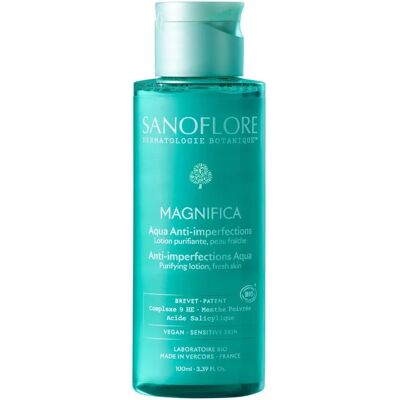 Sanoflore Aqua Magnifica Liquide Purifiant Bio - Soin Liquide - Publicité Sanoflore Aqua Magnifica Liquide Purifiant Bio - Soin Liquide - Publicité