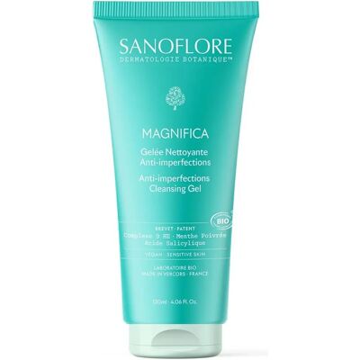 Sanoflore Magnifica Gelée Nettoyante Bio - Peau Normale - Publicité Sanoflore Magnifica Gelée Nettoyante Bio - Peau Normale - Publicité