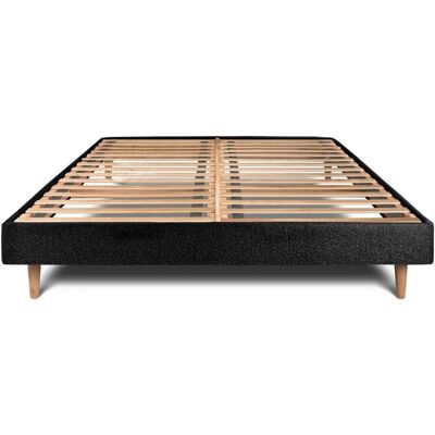 Base de Cama - Madera Maciza, Reforzada, Fácil de Montar Base de Cama - Madera Maciza, Reforzada, Fácil de Montar