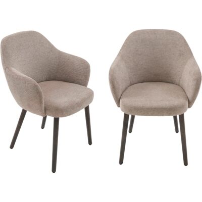 Signature - Bridge chairs - Grey fabric - Accent chair set Signature - Bridge chairs - Grey fabric - Accent chair set