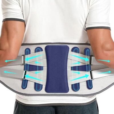 Okerqi - New Boy 03 - Black/Blue - XL - Back brace Okerqi - New Boy 03 - Black/Blue - XL - Back brace