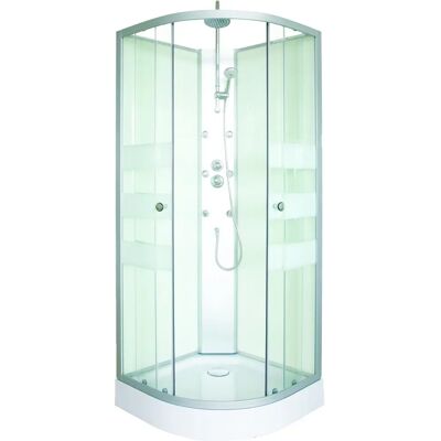 Ondee Amelia Cabine de douche hydromassage en kit - Douche d'angle - Publicité Ondee Amelia Cabine de douche hydromassage en kit - Douche d'angle - Publicité