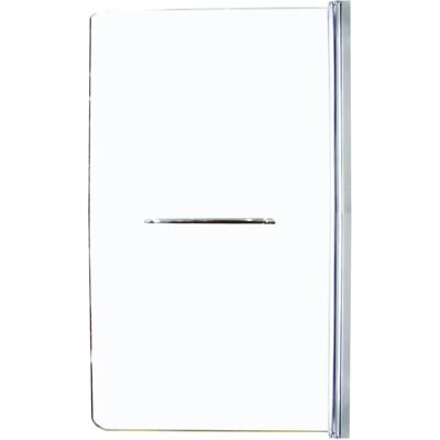 Ondee Mampara de baño de vidrio templado 85x140cm con toallero Ondee Mampara de baño de vidrio templado 85x140cm con toallero