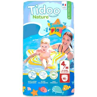Tidoo TID.762471 Pañales ecológicos para niños - Pack de 12 Tidoo TID.762471 Pañales ecológicos para niños - Pack de 12
