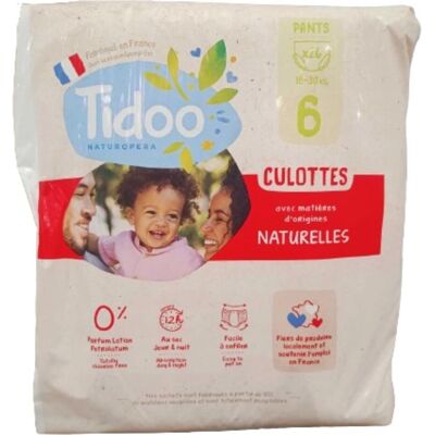 Culottes d'apprentissage écologiques Tidoo T6 - Flexibles, Respirantes, 12h Protection - Publicité Culottes d'apprentissage écologiques Tidoo T6 - Flexibles, Respirantes, 12h Protection - Publicité