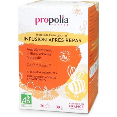 Propolia Propolis & Växtörter - Efter Måltid Ekologisk - 20 Påsar Propolia Propolis & Växtörter - Efter Måltid Ekologisk - 20 Påsar
