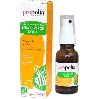 Propolia Bio Propolis & Minz Spray - Rachenlinderung Propolia Bio Propolis & Minz Spray - Rachenlinderung