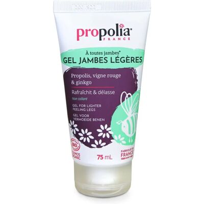 Gel Propolia Bio pour jambes légères - Soulagement des jambes fatiguées Gel Propolia Bio pour jambes légères - Soulagement des jambes fatiguées