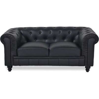 Canapé Chesterfield 2 Places - Canapé - Publicité Canapé Chesterfield 2 Places - Canapé - Publicité
