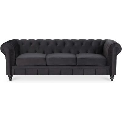 Canapé Chesterfield Velours Altesse - Canapé - Publicité Canapé Chesterfield Velours Altesse - Canapé - Publicité