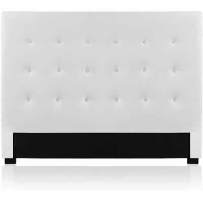 Tête de lit capitonnée Premium 160cm Blanc - Tête de lit - Publicité Tête de lit capitonnée Premium 160cm Blanc - Tête de lit - Publicité