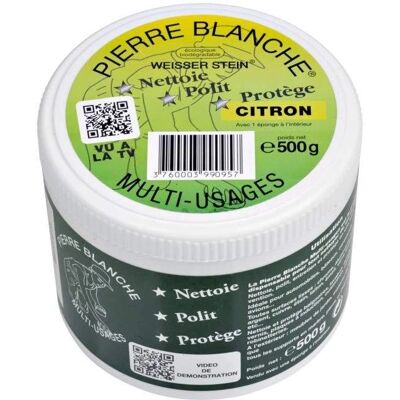 Centrale Brico Pietra Bianca - Multiuso, Profumo di Limone - Strumento di Pulizia Centrale Brico Pietra Bianca - Multiuso, Profumo di Limone - Strumento di Pulizia