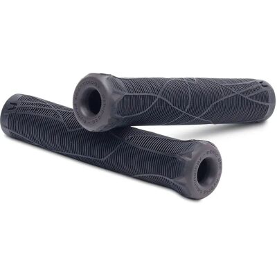 Poignées de vélo Ethic Slim noires - Manettes - Publicité Poignées de vélo Ethic Slim noires - Manettes - Publicité
