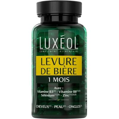 Luxéol Levure de Bière Revivifiable 90 Gélules - Publicité Luxéol Levure de Bière Revivifiable 90 Gélules - Publicité