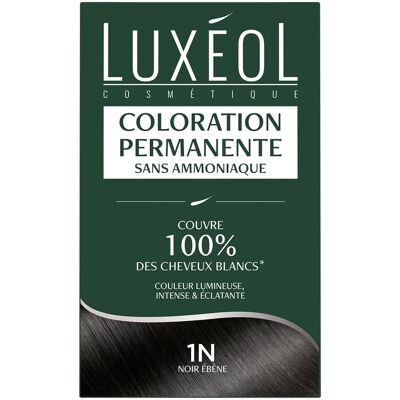 Luxeol Luxéol Coloration Permanente Noire - 60ml - Publicité Luxeol Luxéol Coloration Permanente Noire - 60ml - Publicité