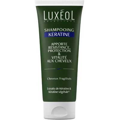 Shampooing à la kératine Luxéol - Force & Brillance - 200ml - Publicité Shampooing à la kératine Luxéol - Force & Brillance - 200ml - Publicité