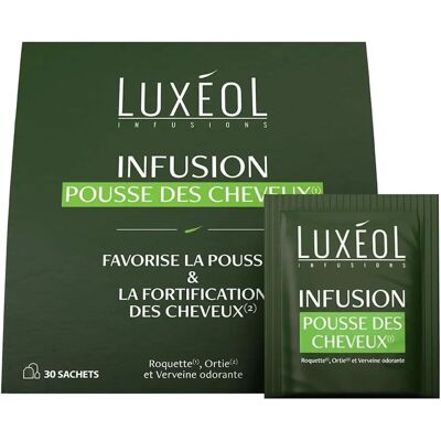 Infusión de Crecimiento Capilar Luxeol - Cuidado Herbal para el Cabello Infusión de Crecimiento Capilar Luxeol - Cuidado Herbal para el Cabello
