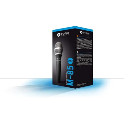 Prodipe M-85 Microphone - Microphone Vocal Dynamique - Publicité Prodipe M-85 Microphone - Microphone Vocal Dynamique - Publicité