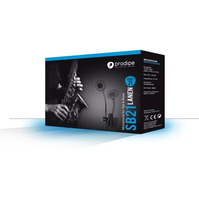 Micro Prodipe SB21 Lanen pour Sax & Cuivres - Microphone Direct - Publicité Micro Prodipe SB21 Lanen pour Sax & Cuivres - Microphone Direct - Publicité