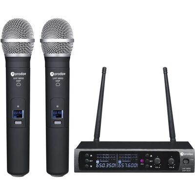 Prodipe UHF M850 DSP DUO - Drahtloses Mikrofon-System Prodipe UHF M850 DSP DUO - Drahtloses Mikrofon-System