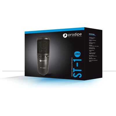 Prodipe Microphone à Large Membrane - Microphone de studio - Publicité Prodipe Microphone à Large Membrane - Microphone de studio - Publicité